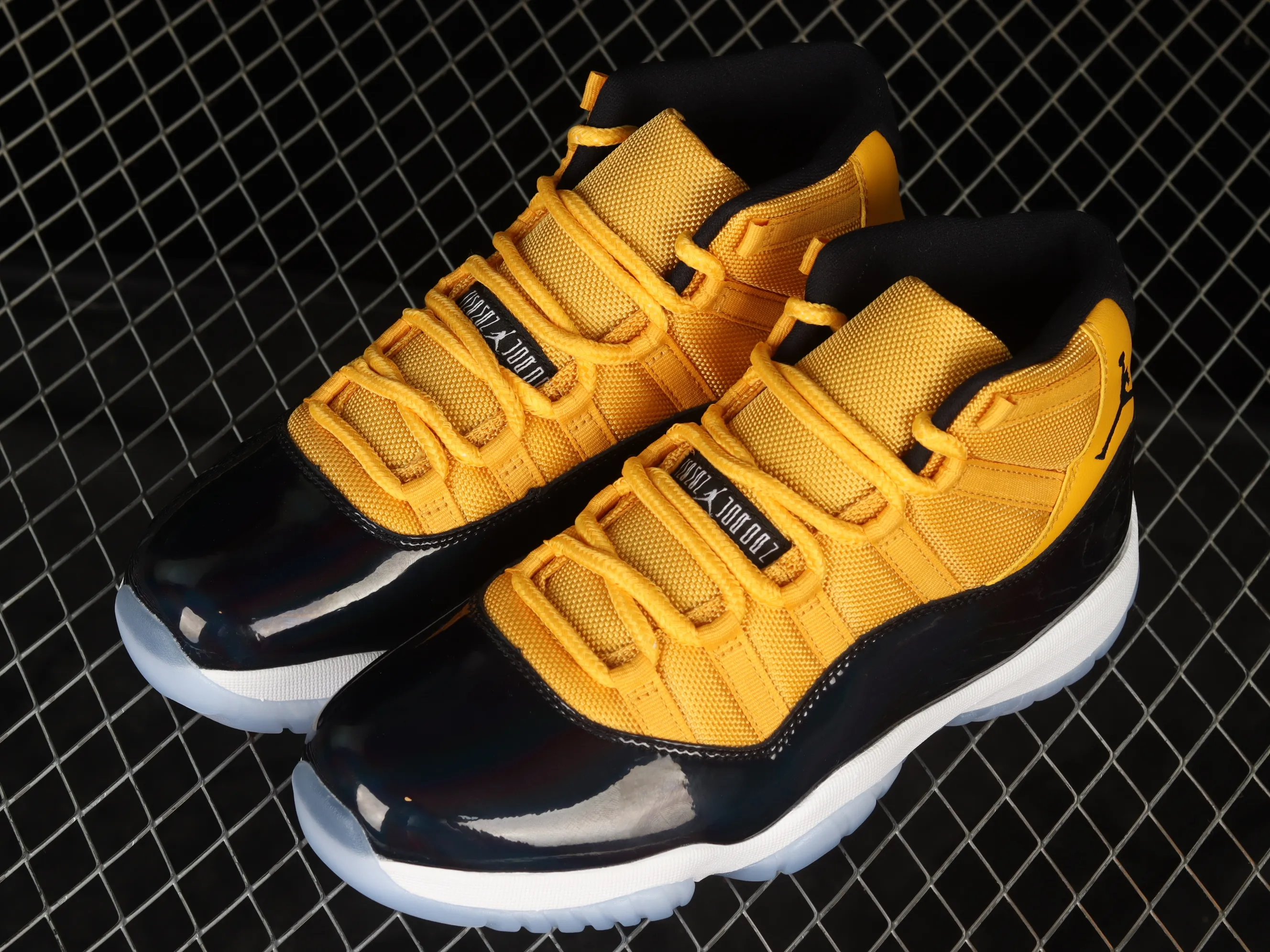 All categories Air Jordan Jordan series basketball shoes Air Jordan 11 pure original version Air Jordan 11 Retro "Black Yellow" AJ11 Joe 11 black yellow CT8012-118